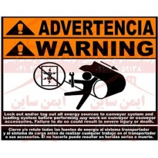 علائم ایمنی تجهیزات نوار نقاله